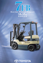 Toyota 7FB10-35 Repair Manual & Spec Sheet