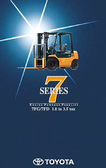 Toyota 7FD10-35 Repair Manual & Spec Sheet